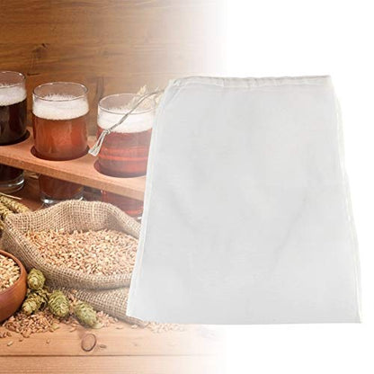 100 Mesh Fine Strainer Bags, 45x62cm Reusable Food Grade Wine Filter Bag Nut Milk Bags Coffee Cheese Cloths Strainer for Straining Food Nut Milk Brewing Needs