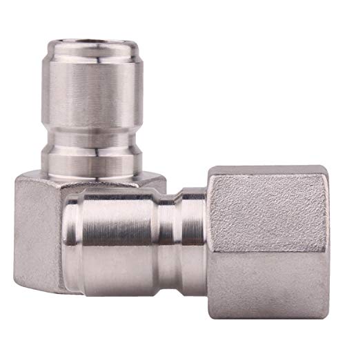 DERNORD Stainless Steel Female Quick Disconnect FPT 1/2" Homebrewing Connector Sanitary Fitting Pack of 2 - size: Male