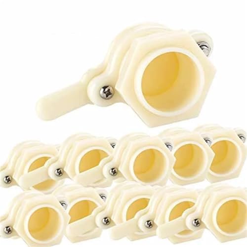 6pcs Beekeeping Honey Bucket Valve, Honey Bucket Spout Gate, Honey Bee Gate Valve for 5 Gallon Bucket