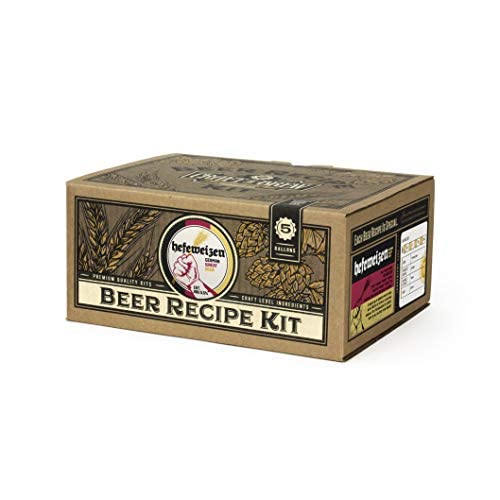 Craft a Brew - Beer Recipe Kit - Hefeweizen - Home Brewing Ingredient Refill - Beer Making Supplies - Includes Hops, Yeast, Malts, Extracts - 5 Gallons - color: Hefeweizen