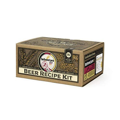 Craft a Brew - Beer Recipe Kit - Hefeweizen - Home Brewing Ingredient Refill - Beer Making Supplies - Includes Hops, Yeast, Malts, Extracts - 5 Gallons - color: Hefeweizen