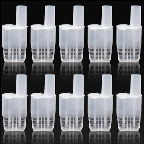 Queen Bee Cage 60Pcs Plastic White Bee Queen Cages Beekeeping Marking Transfer Bottle Apiculture Equipment Protection Tools for Beekeeping Supplies