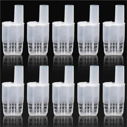 Queen Bee Cage 60Pcs Plastic White Bee Queen Cages Beekeeping Marking Transfer Bottle Apiculture Equipment Protection Tools for Beekeeping Supplies