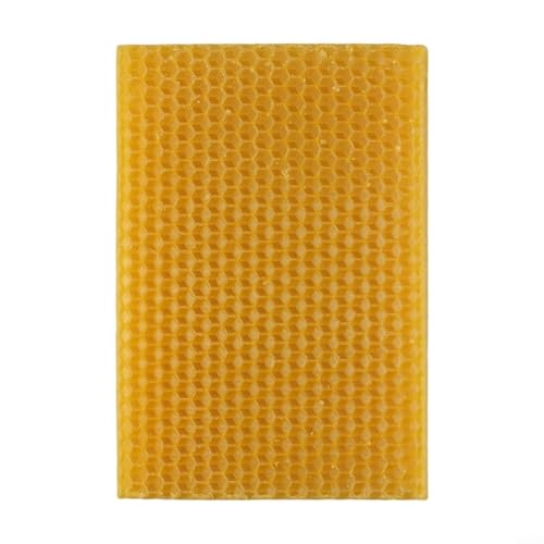 Essential Beeswax Foundation Sheets 30Pcs Natural Material For Efficient Honey Harvesting And Crafts