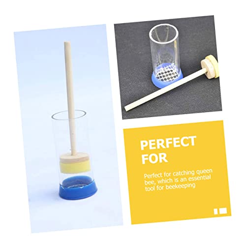 POPETPOP 3pcs Mark Bottle Keeping Marking Bottles Decor Cage Bee Marking Tools Bee Specific Pen Bee Supplies Bee Marking Bottle Bee Marking Kit Beekeeper Supplies Plastic-Sponge