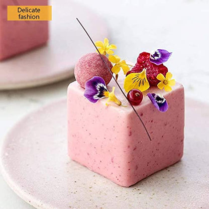 OCPO KITCHEN Cube Silicone Mold for Baking Mousse Cake, French Dessert, Pastry, Chocolate, Brownie, Ice Cream, Pudding, Ice Mold, 3D Cube Shape (8-Cavity) - style: Cube (8-Cavity)