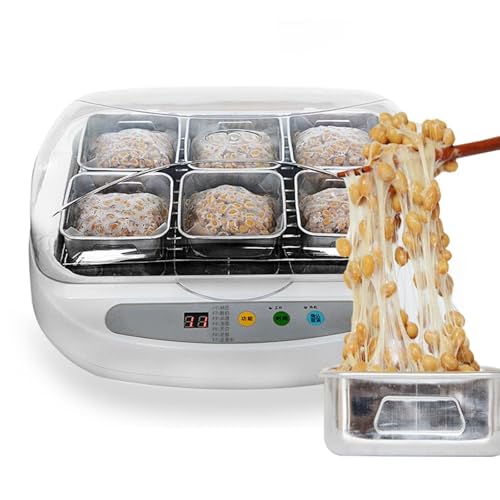 Automatic Electric Natto Fermentation Machine - 3.5L Multi-Purpose Stainless Steel Cup for Yogurt, Tempeh, Pickles
