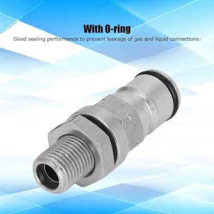 304 Stainless Steel Ball Lock Adapter Post Beer Keg Pressure Relief Valve Accessory(Gas)