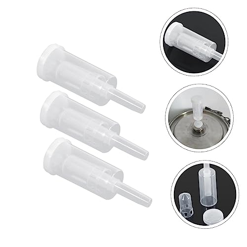 GLEAVI 3sets -Way Fermentation Valves for Homemade Wine Beer Easy to Install Prevents Oxygen Ingress for Kitchen Brewing