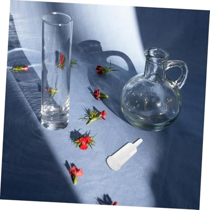 3sets Air Locks for Homemade Wine Check Valves One Way Valves for Brewing Fermenting Lightweight Easy to Replace Wine Accessory 6pcs*3