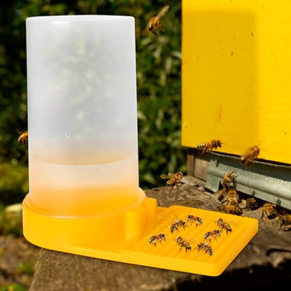3 PCS Bee Water Feeder, Honey Beehive Beekeeping Entrance Feeder, Outdoor Beehive Beekeeping Water Station for Garden, Balcony (3 PCS)