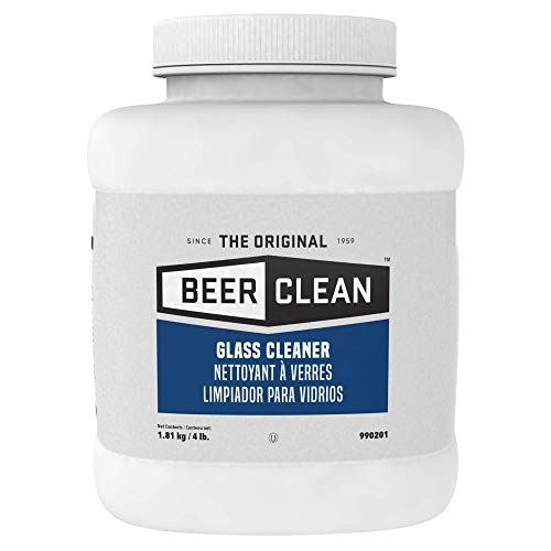 Diversey Beer Clean Glass Cleaner, Unscented, Powder, 4 Lb. Container - size: 64 Ounce (Pack of 1)