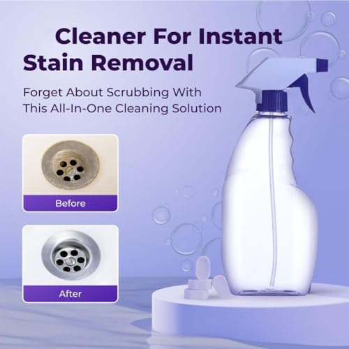 Spray Oven Cleaner, Clean Spray Cleaner for Ovens, All-Purpose Cleaners for Grill, Home, Kitchen, Bathroom, Multi-surface Cleaners with Concentrated Cleaning Tablets(30pcs) - size: 30 Count (Pack of 1)