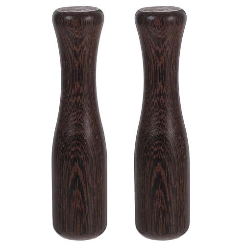 Ipetboom 2pcs Kitchen Food Masher Wooden Pestle Food Grinding Stick Tool Sauerkraut Pounder Sauerkraut Pounder Kitchen Utensils for Bartender and Home Use