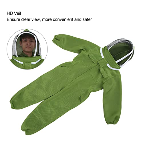 Beekeeping Suit, Bee Keeper Suit, Professional Breathable Full Body Bee Suit with Round Veil Hat for Backyard and Bee Keeper and Backyard Beginner Beekeepers (XL)