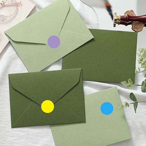 Dot Stickers,Pack of 2400 Round Color Coding Circle Dots Stickers Labels (3/4",Yellow) - color: Yellow, size: 0.75 inch-2 rolls