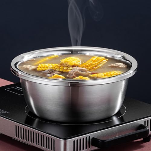 Germany Multifunctional Stainless Steel Basin, 3 in 1 Multifunctional Stainless Steel Basin Strainer Set, Kitchen Grater Set, Strainer and Drain Basket for Vegetables 11.02inch - color: 11.02inch