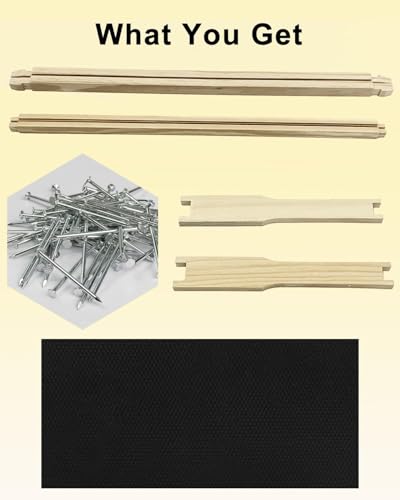 vensovo 10 Pack Bee Frames Deep - Bee Hive Frames and Wax Foundations Black Beehive Frams - color: Black
