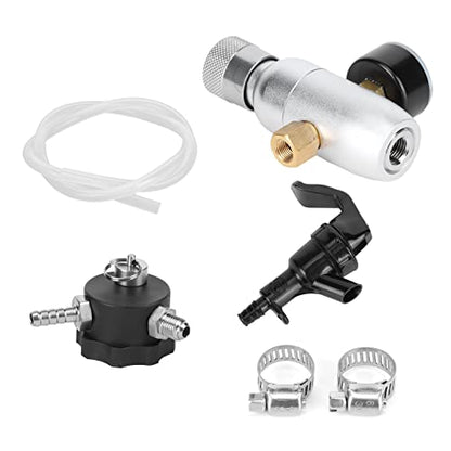 Stainless Steel Beer Dispenser Tap Kit Portable Homebrew Beer Kegging Equipment Accessories for Brewing Enthusiasts Craft Beer Lovers and Homebrewers
