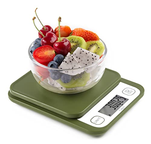 Ozeri Garden and Kitchen Scale II, with 0.1 g (0.005 oz) 420® Variable Graduation Technology® - color: Calla Green