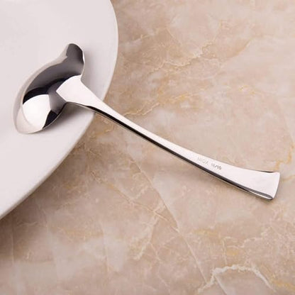 IMEEA 7-Inch Small Sauce Ladle with Pour Spout 18/10 Stainless Steel Drizzle Spoon for Gravy, Dressing, Sauce - size: 1 x Sauce Spoon