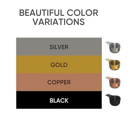 Color Up ⅔ Cup Measuring Cup (160 ml) – Premium Copper Stainless Steel, Accurate for Wet & Dry Ingredients, Embossed Markings, Easy-Pour Spouts, Dishwasher-Safe, Kitchen Essential - size: 2/3 Cup (160 ml) Copper