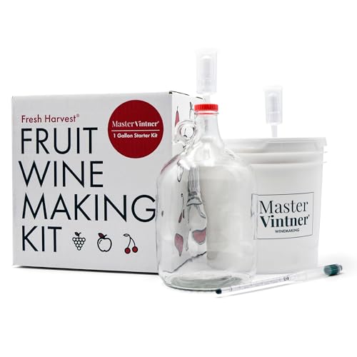 Master Vintner Fresh Harvest One Gallon Small Batch Fruit Wine Making Kit