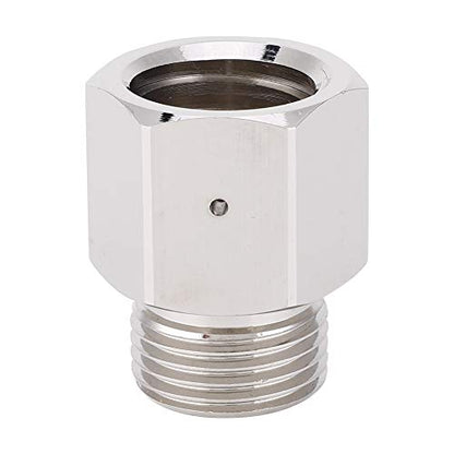 Pressure Relief Adapter, Silver Aluminum Refill Pressure Relief Valve for Aquarium Fish CO2 Tank Regulator or Homebrew Beer Keg Regulator