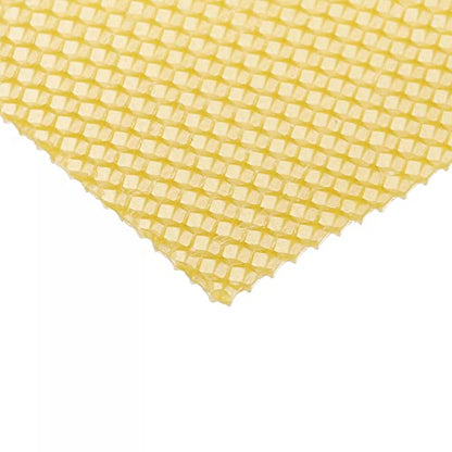 uxcell Beeswax Foundation Sheets Beekeeping Supplies Waxed Coated Nest Foundation for Making Candles 10Pcs