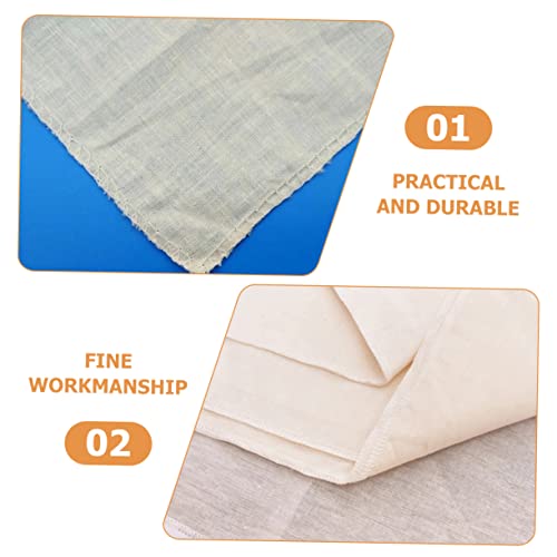 COLLBATH 2pcs Multi-function Cheese Cloths Reusable Strainer for Draining Milk Yogurt Tofu and Cooking Hemmed Design for Kitchen Use