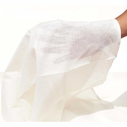 Pure Source India Muslin Cloth for Kitchen Unbleached Cotton for Straining Food Grade Bpa Free Chapati Roti Wrapping Fabric Momos Idli Steaming 1 x 2 Meter Natural White - size: 1 x 2 Meter