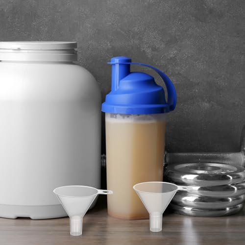 Small Funnels, 4 Pcs 2.56'' Funnels for Kitchen Use Filling Bottles Mini Clear Funnel for Filling Small Bottles Tiny Funnel for Lab, Kitchen, Water Bottle, Powder Oils