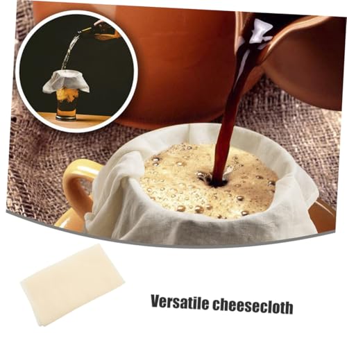 2pcs Large Filter Cloth for Cheese Making Supplies Reusable Cheese Cloths for Straining Unbleached Cheesecloth Strainer Fine Mesh