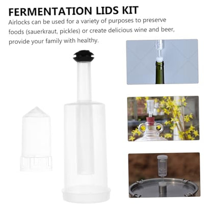 Air Locks Silicone Lids One-way Valves for Fermenting Lids Wide Mouth Fermenter
