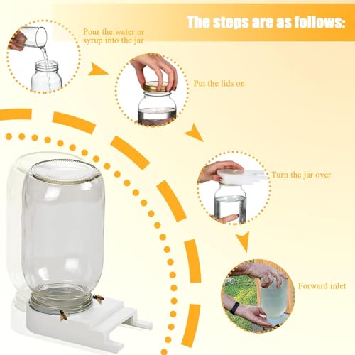 2 Pack Bee Entry Feeders, Bee Hive Feeders, Suitable for Feeding Honey Syrup or Drinking Water to Bees, Easy to Install Beekeeping Equipment.