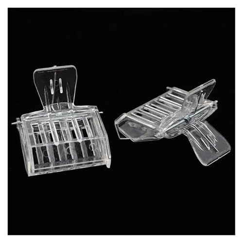 30 Pcs Transparent Clip-on Bee Cages, Plastic Clips, Queen, Catchers, Beekeeping Tools