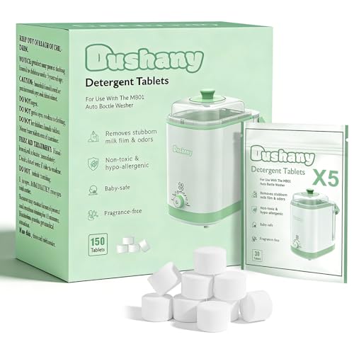 Descaling Tablets 150 PCS for Momcozy Baby Brezza Grownsy Papablic Momfann Bottle Washer - Detergent Tablets for All Brands Bottles Washers Machines