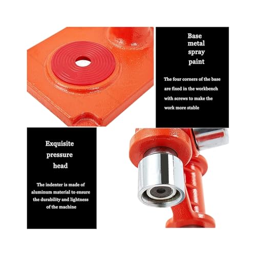Manual Beer Capping Machine, Beer Bottle Capper with Non-Slip Base, 30MM Bottle Cap Diameter and Adjustable Capping Height, No Need Electricity and Easy to Use for Home Brewing