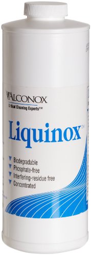 Alconox - 1232-1 1232 Liquinox Anionic Critical Cleaning Liquid Detergent, 1 quart Bottle - size: 32 Fl Oz (Pack of 1), style: Detergent