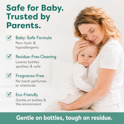 Detergent Tablets for Bottle Washer (120 Count) Deep Cleaning Compatible with Momcozy, Baby Breeza, Grownsy & All Bottle Washers - Removes Milk Residue from Bottles & Pump Parts