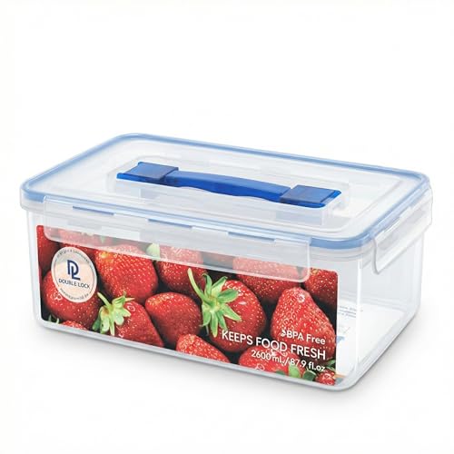 Tribello Extra Large Food Storage Container with Lid Airtight Lid with Handle (Large - 260 OZ) - size: Large - 260 OZ