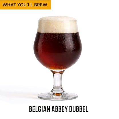Craft a Brew - Beer Recipe Kit - Belgian Abbey Dubbel - Home Brewing Ingredient Refill - Beer Making Supplies - Includes Hops, Yeast, Malts, Extracts - 5 Gallons - color: Belgian Abbey Dubbel