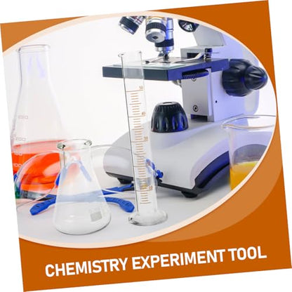 Cabilock 1set Laboratory Glassware Beaker Graduated Cylinder and Flask for Chemistry Experiments Accurate Measurements Borosilicate Glass for