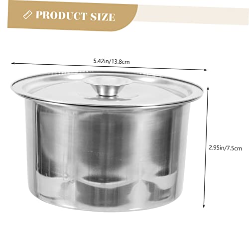 Kisangel 2set Condiment Container with Lid Spice Jar for Home Kitchen and Restaurant Use Easy Seasoning Storage