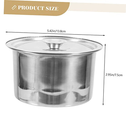 Kisangel 2set Condiment Container with Lid Spice Jar for Home Kitchen and Restaurant Use Easy Seasoning Storage