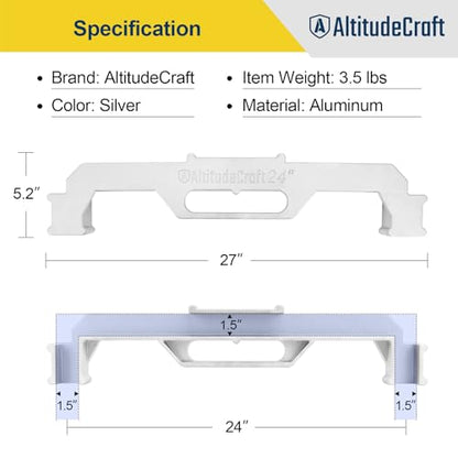 24-Inch Framing Tools, 24″ Framing Stud Layout Tool, Stud Framing Jig for 24 Inch On-Center Precision Wall Stud Framing Spacer Measurement (2-Piece Set) - style: 24 Inch 2-Piece Set