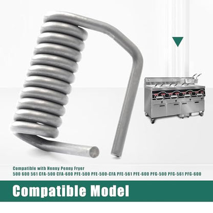 YUXIVCNE 75293 Pressure Fryer Spring Replacement for Henny Penny Fryer 500 600 CFA-500 CFA-600 Parts Replace 16108, Lid Hinge Spring Coil for Gas/Electric Fryer