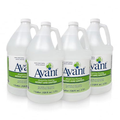 Avant® Alcohol-Free Foaming Hand Sanitizer, 1 Gallon Case of 4 bulk refill - size: 128 Fl Oz (Pack of 4)