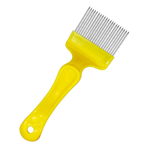 Honey Harvesting Kit Set of 5, Double Sieve Honey Strainer Honey Filter, Frame Holder, Uncapping Knife, Uncapping Fork, Honey Gate