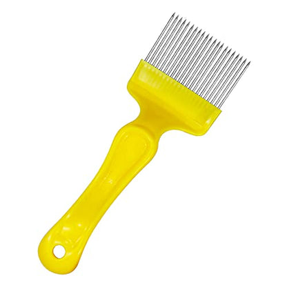 Honey Harvesting Kit Set of 5, Double Sieve Honey Strainer Honey Filter, Frame Holder, Uncapping Knife, Uncapping Fork, Honey Gate